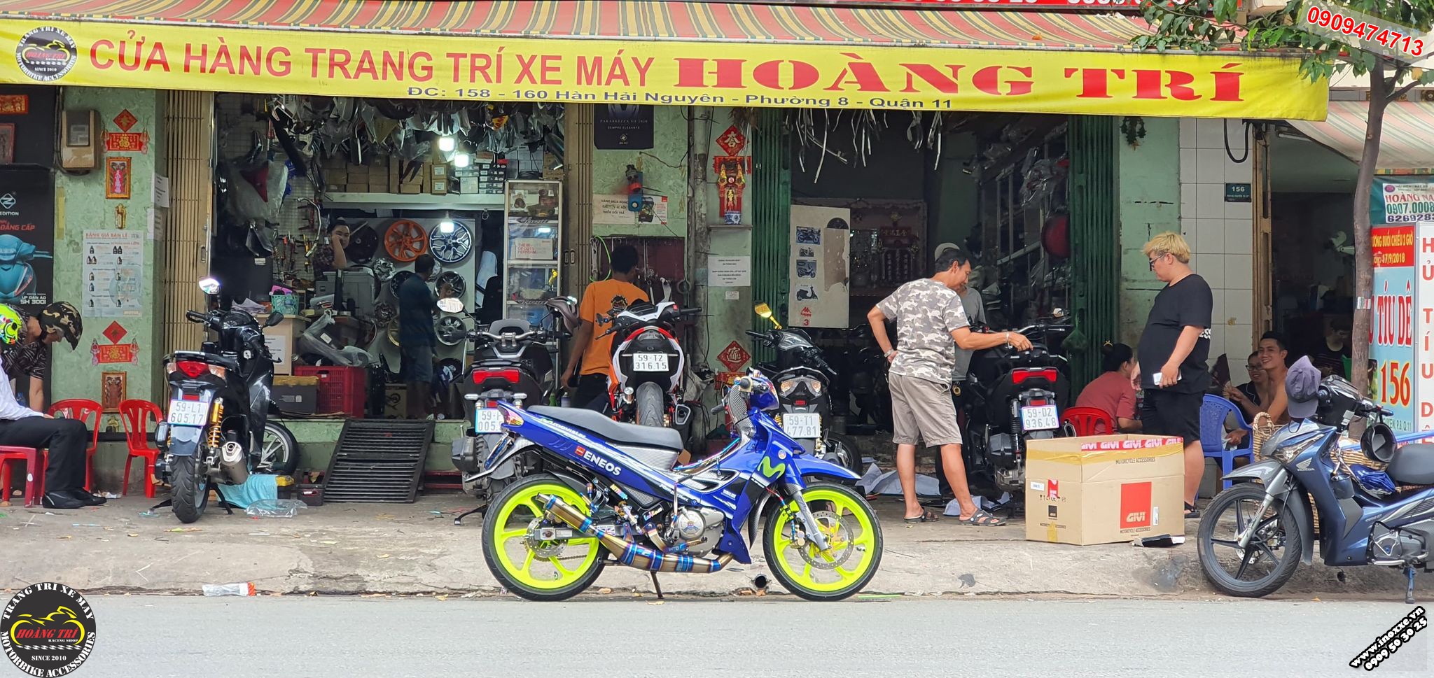 Toàn cảnh ngày Yamaha Z 125cc ghé thăm cửa hàng quận 11